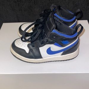 Jordan 1 Black Blue White Toddler 9